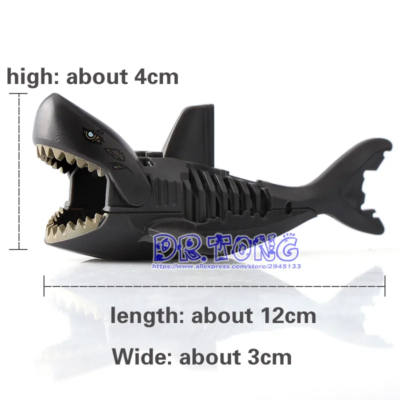 

DR.TONG 20PCS/LOT Ghost Zombie Shark Action Bricks Pirates of the Caribbean Building Bricks Toys Children Gifts PG1008