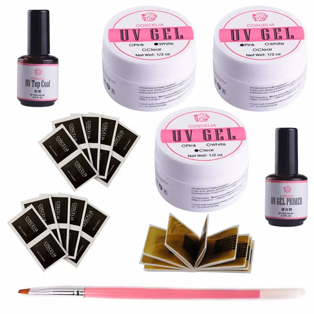Detail Feedback Questions About Full Set Uv Nail Gel Kit Extension