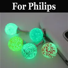 Наушники Порты и разъёмы Пылезащитная заглушка для люминисцентный Ночной свет заглушка для порта гарнитуры для Philips S326 S337 X818 X586 S318 S327 X588 Xenium S386 S395