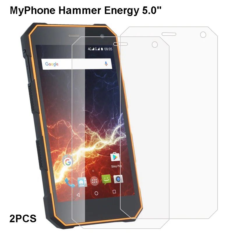 Защита экрана Hammer Energy для телефона myPhone Hammer Energy для телефона из закаленного стекла Защитная пленка для смартфонов Защитная крышка экрана