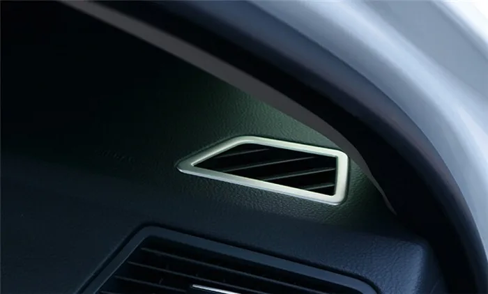 Автомобильный Стайлинг приборной панели кондиционер розетка рамка украшения вентиляционные отверстия Крышка Накладка для BMW 5 серии F10 аксессуары для интерьера