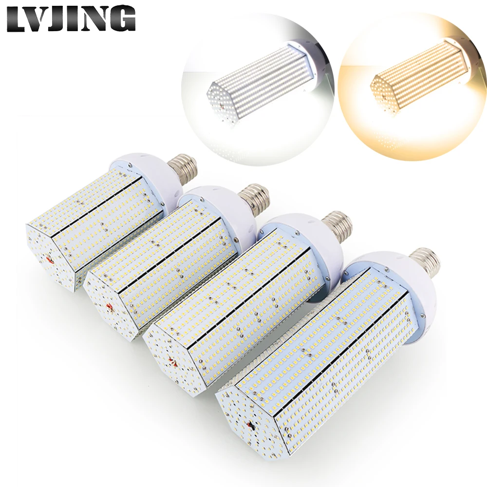 

LVJING LED Bulb Lamp E40 80W 100W 120W 140W led Corn Lamp Energy saving Light Bulb Home Decoration Lamp for Chandelier Spotlight