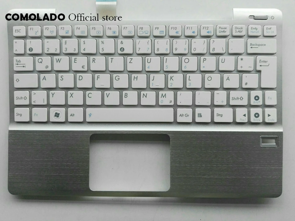 

GR Germany Keyboard for ASUS Epc 1018 1018P With silverty TOP Topcase Cover keyboard