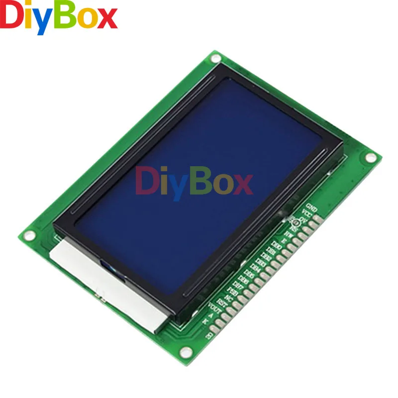 

New 12864 128x64 Dots Graphic LCD Display Panel Module Blue Backlight
