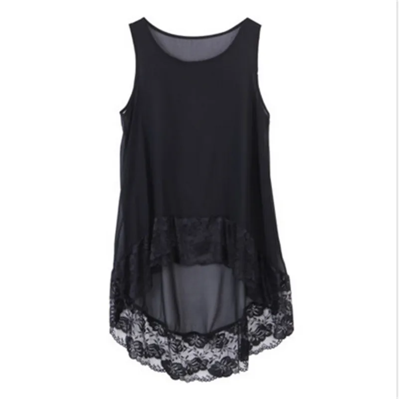 Женская одежда 2017 женские летние топы блузки Размеры без рукавов черный