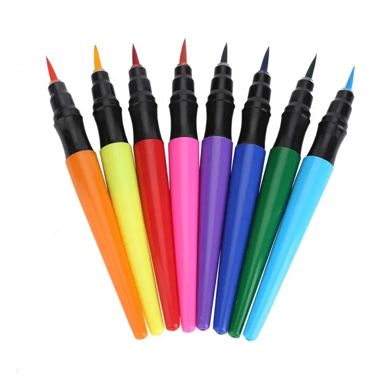 8 stücke Körper Malerei Pinsel Pen-Set Tattoo Tinte Künstlerischen Aquarell Zeichnung Stift Halloween Körper Malerei Stift