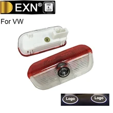 Светодиодный двери автомобиля Шаг Предоставлено лазерный проектор Тень логотип свет лампы для VW TIGUAN ГОЛЬФ CC Curtesy свет хорошее качество