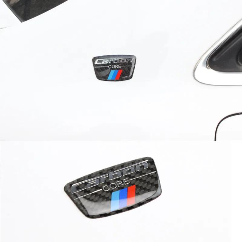 

Carbon Fiber Car Steering Wheel Sticker M stripe Emblem Stickers for BMW X1 2016 F48 1 Series 2017 F52 2 Series Tourer F45 F46
