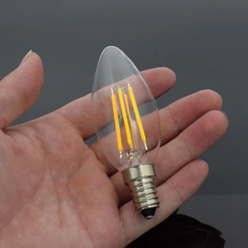 

10pcs Vintage Retro Filament Edison Antique Lamp Light Bulb E14 Warm White
