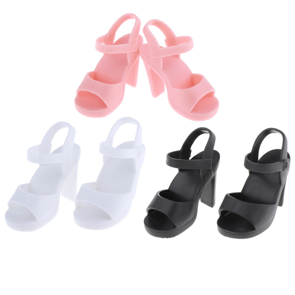 Fashion Doll Shoes Jelly Sandals Summer Outfit for 1/4 BJD Dolls Casual Wear, High Quality Plastic