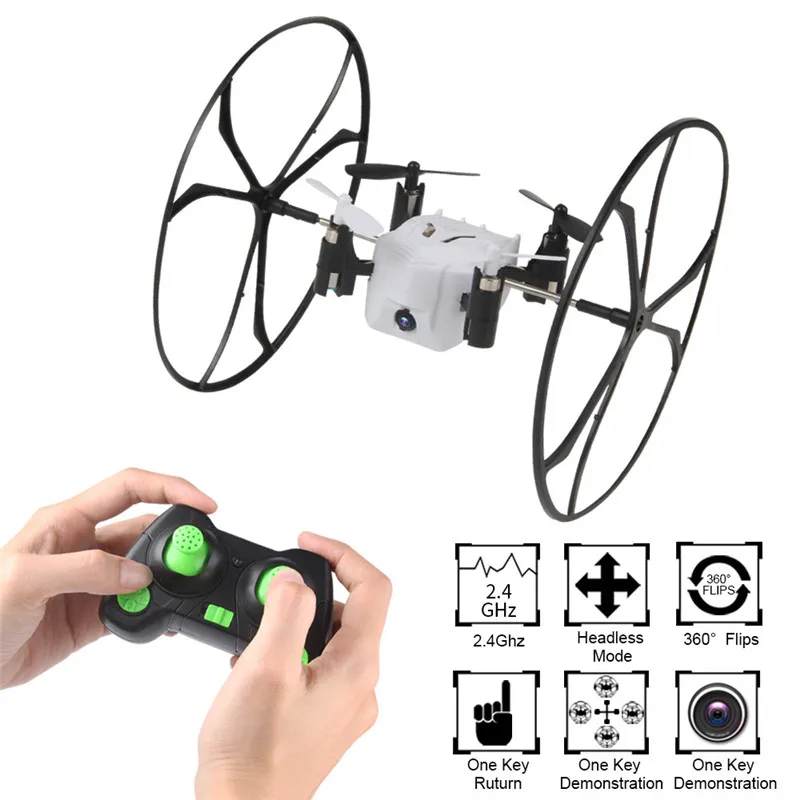 

Mini Drone Helic Max Sky Walker 2.4GHz 4CH Fly Ball RC Quadcopter 3D Flip Roller Headless Drone with camera RC toy Wholes 45