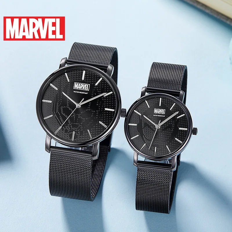 

Disney MARVEL Watch Men's and Women's Couple watch fashion Water Resistant Quartz Wristwatches lady sweet time on the wrist