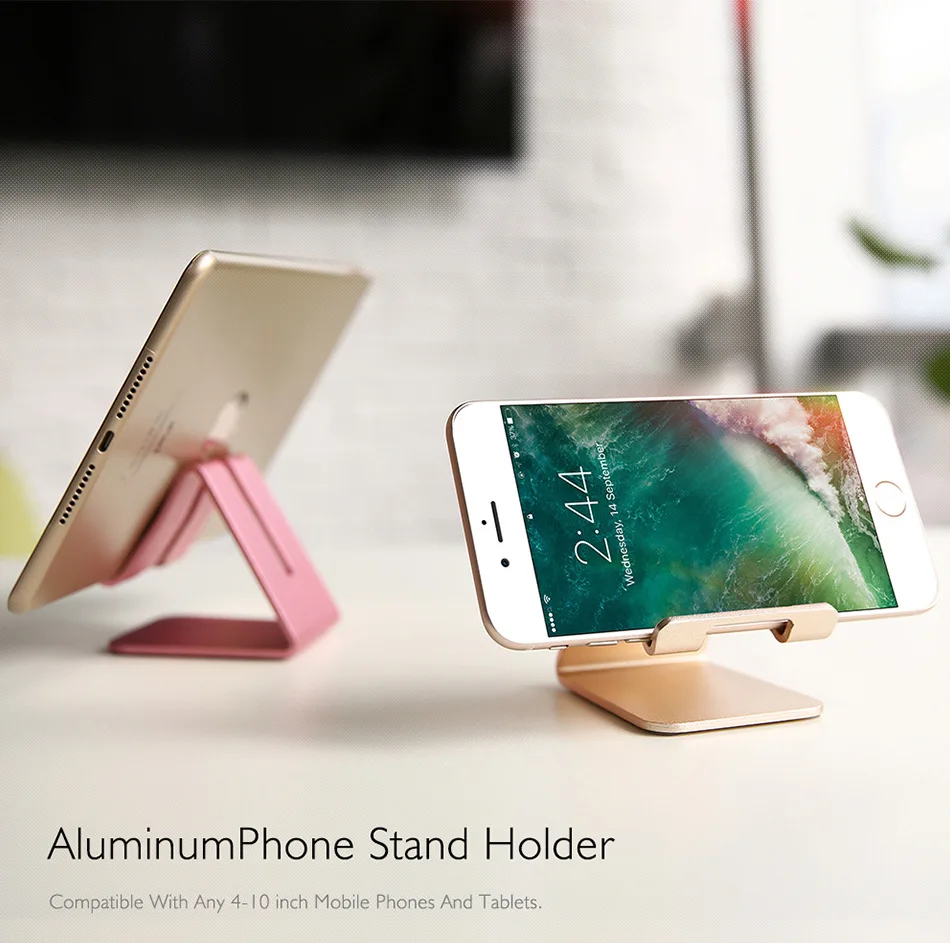  Aluminium Legierung Drehbare Telefon Halter für iphone X für Samsung Tablet Halter Ständer Montiere