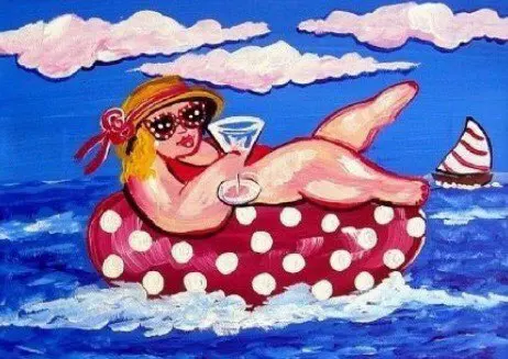 Fat Lady 5D Diy Алмазная картина квадратная мозаика ДРЕЛЬ смола полная вышивка