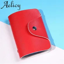 Aelicy Популярные карточки модные Для мужчин Для женщин Карманный 24 карточки ID кредитных карт путешествия кредитных держатель ID, визитной карточки Карманный Кошелек Чехол