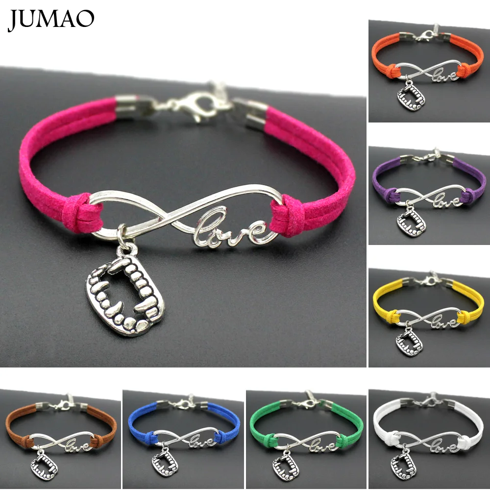 Браслет с подвесками в виде клыков вампира|bracelets for|charm braceletcharm bracelets for women |