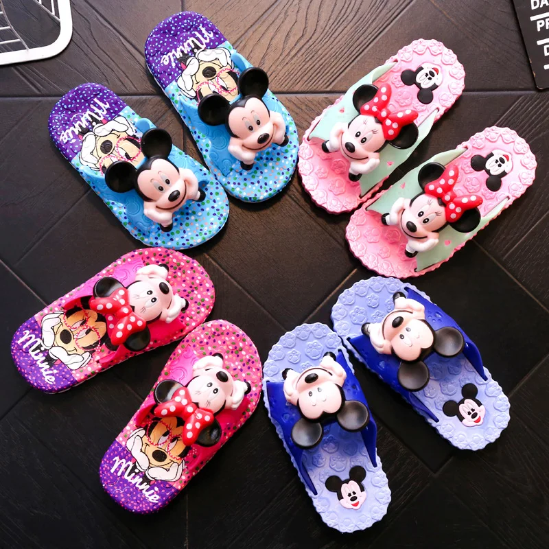Children cool slippers summer new soft bottom baby slippers cartoon small, medium and large home non-slip Children cool slippers summer new soft bottom baby slippers cartoon small, medium and large home non-slip