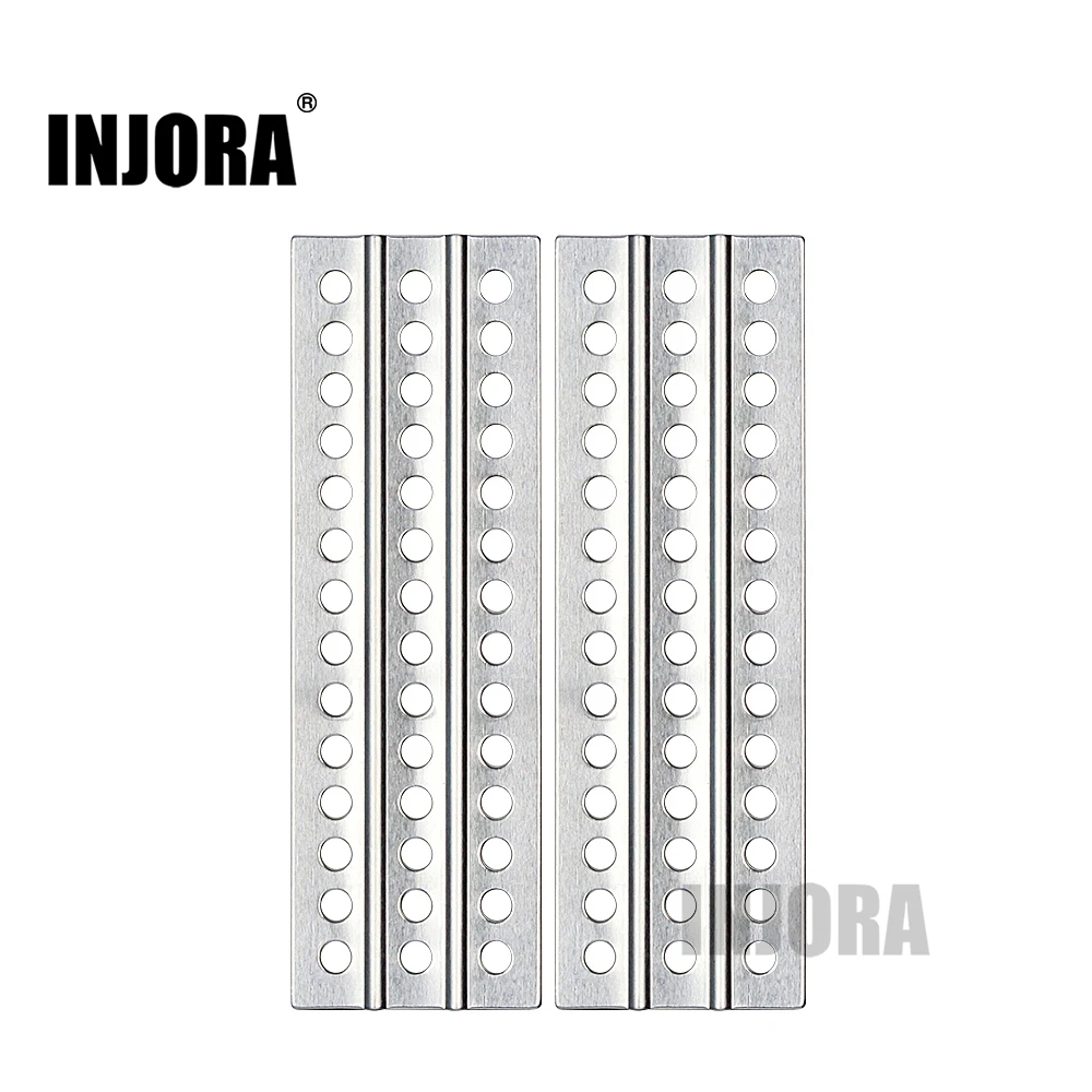 

INJORA 2PCS RC Car Metal Sand Ladder Recovery Board for 1:10 RC Crawler Axial SCX10 Tamiya CC01 D90 D110 TF2 Traxxas TRX-4