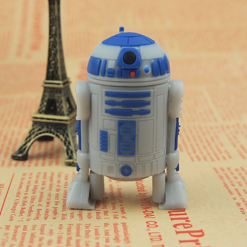 Звездные войны Храбрый R2D2 флешки Memoria USB флешка USB 2,0 Подарочная Флешка Chiavetta USB Cle USB 4ГБ 8ГБ 16ГБ 32ГБ 64ГБ