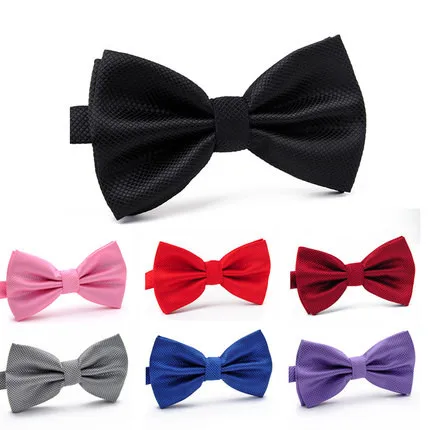 

18 Color New Fashion Formal Cotton Adult Classical Bowties Butterfly Wedding Party Pet Bowtie Tuxedo Ties Solid Boys Bow Tie