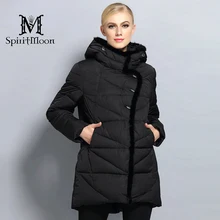 SpiritMoon 2017 New Women font b Winter b font Coat Hooded Parka font b Warm b