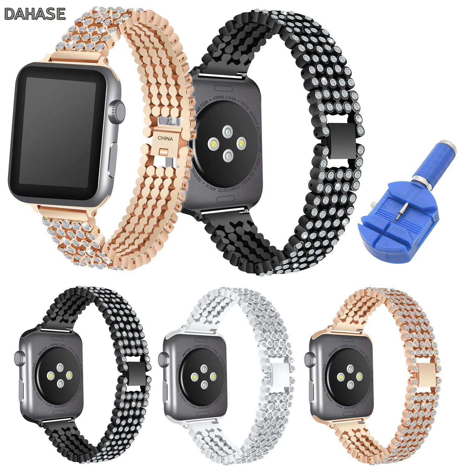 Браслет из нержавеющей стали для Apple Watch Band 38/40 мм 42/44 мм|Ремешки часов| |