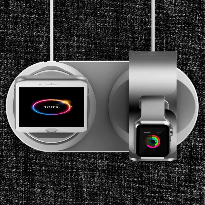 Настольная зарядная док-станция для Apple Watch подставка зарядное устройство поддержка держатель телефона для Iphone Apple база настольное зарядное устройство браслет#5