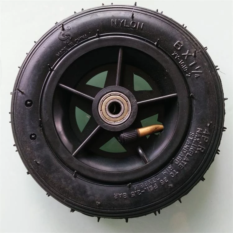

BEST Motorcycle 6x1 1/4 tyre 150MM Scooter Inflation Wheel With Hub With Inner Tube Electric Scooter 6 Inch Pneumatic Tire
