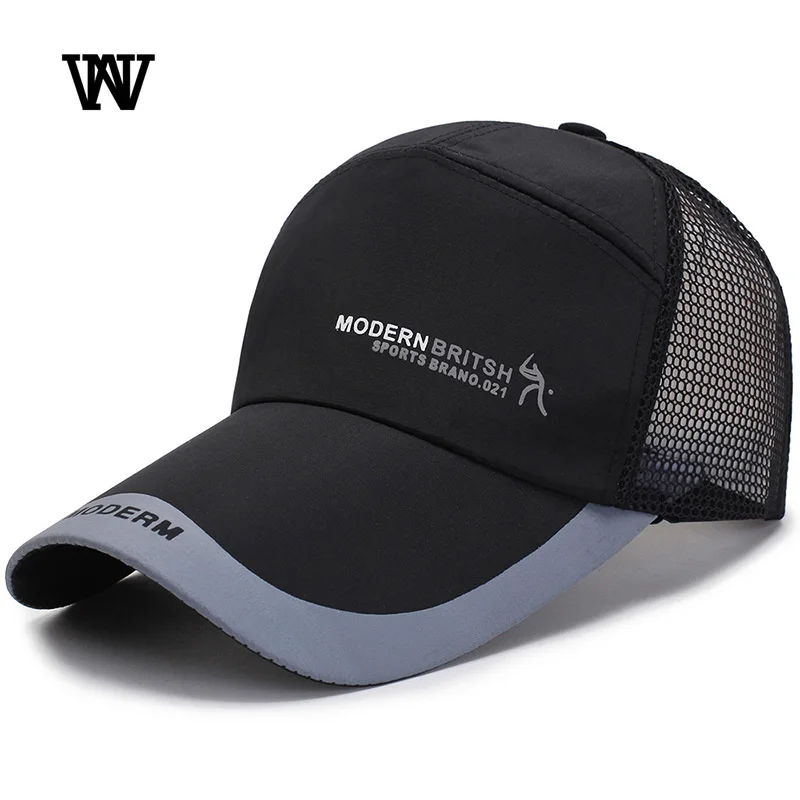 

Unisex Cap Casual Mesh Men's Baseball Cap Adjustable Snapback Hats for Women Men Hip Hop Trucker Cap Streetwear Dad Hat CZX15
