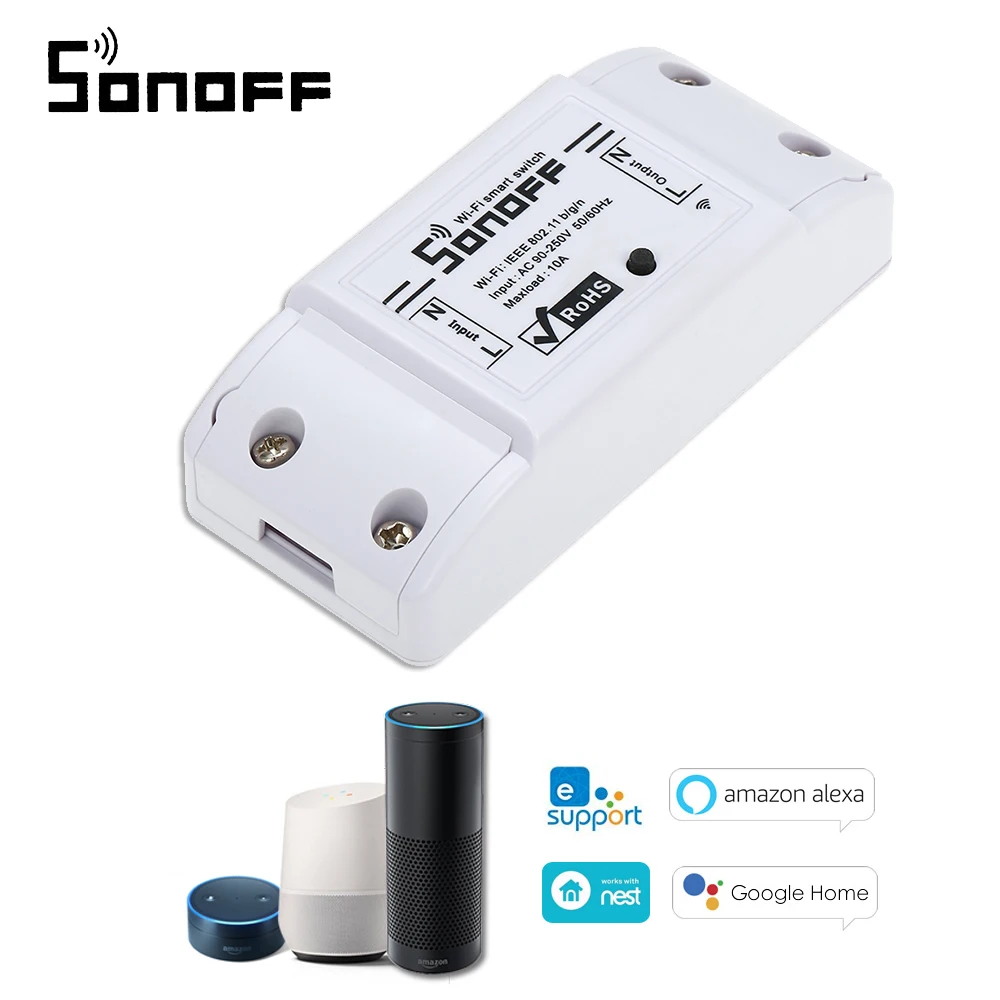 2/3/4/5/6/8/10/20 PCS SONOFF Basic 220v Wireless Control Wifi Switch