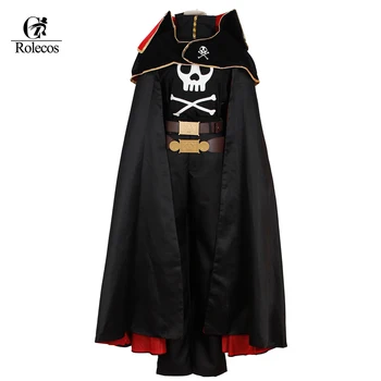 

Custom Size Adult Kids Galaxy Express 999 Space Pirate Captain Harlock Cosplay Costume Full Set