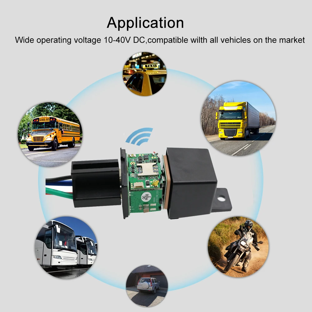 Relè GPS 4G Mini localizzatore GPS per auto 2G 4G Moto Batteria incorporata Cut Off Oil Localizzatore 4G Localizzatore GPS automatico Monitoraggio Allarme shock - immagine 2