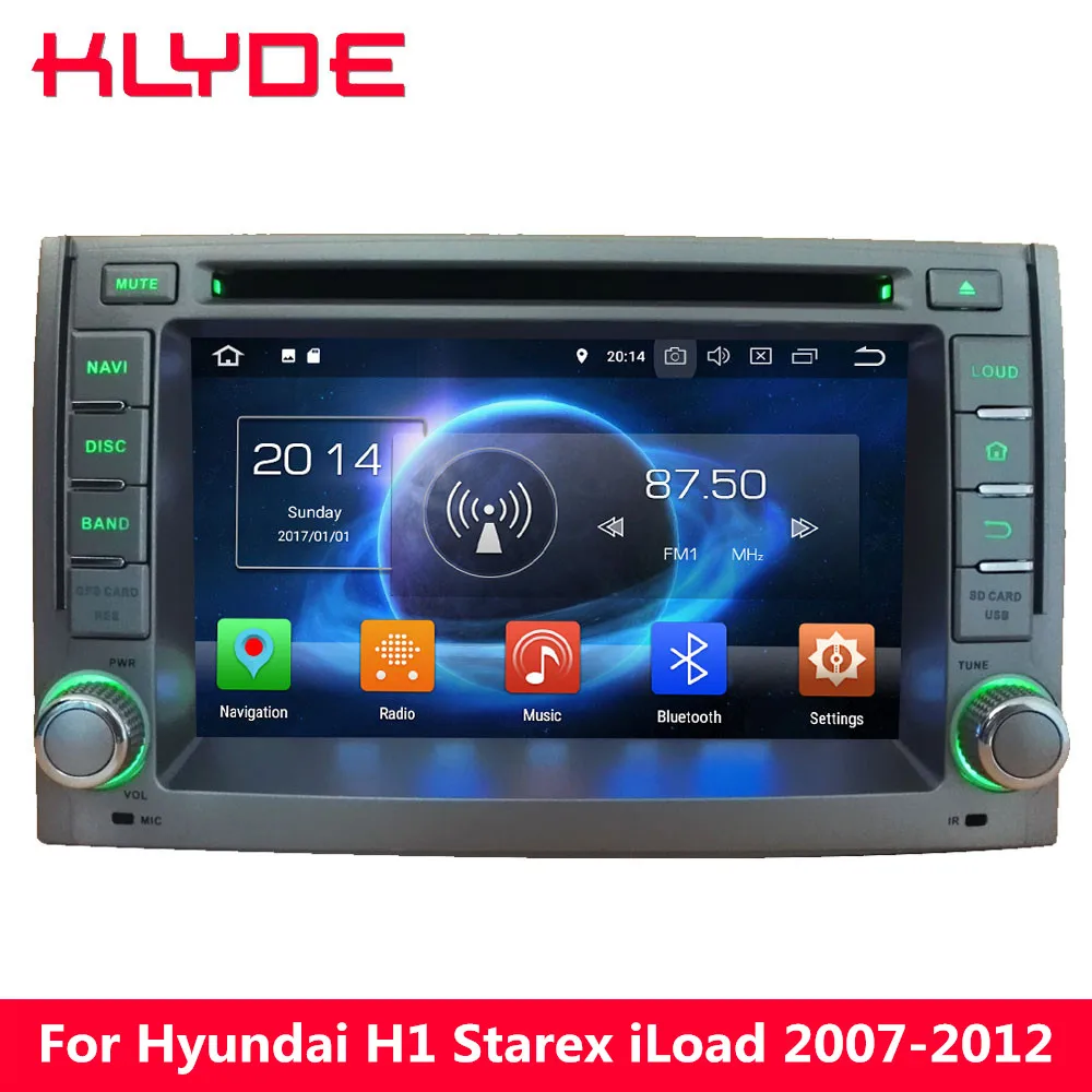 Excellent KLYDE 4G WIFI Octa Core Android 8.0 7.1 4GB RAM Car DVD Multimedia Player GPS Navigation For Hyundai H1 iLoad Starex 2007-2014 0 Excellent KLYDE 4G WIFI Octa Core Android 8.0 7.1 4GB RAM Car DVD Multimedia Player GPS Navigation For Hyundai H1 iLoad Starex 2007-2014 0