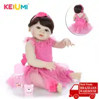Beautiful 57 cm Reborn Baby Dolls Newborn Princess 23 Inch Full Silicone Vinyl Babies Reborn Wholesale Children's Day Gifts Toy