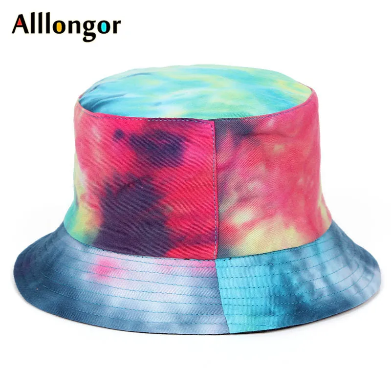 

Colorful Harajuku Hat Summer 2019 Foldable Fishing Cap Chapeu Panama Bucket Hat Women bob femme gorro pescador mujer hip hop
