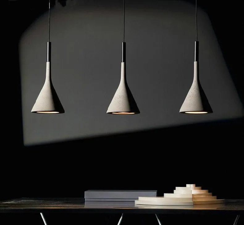 Подвесные светильники Новинка FOSCARINI APLOMB подвесной светильник цемент для