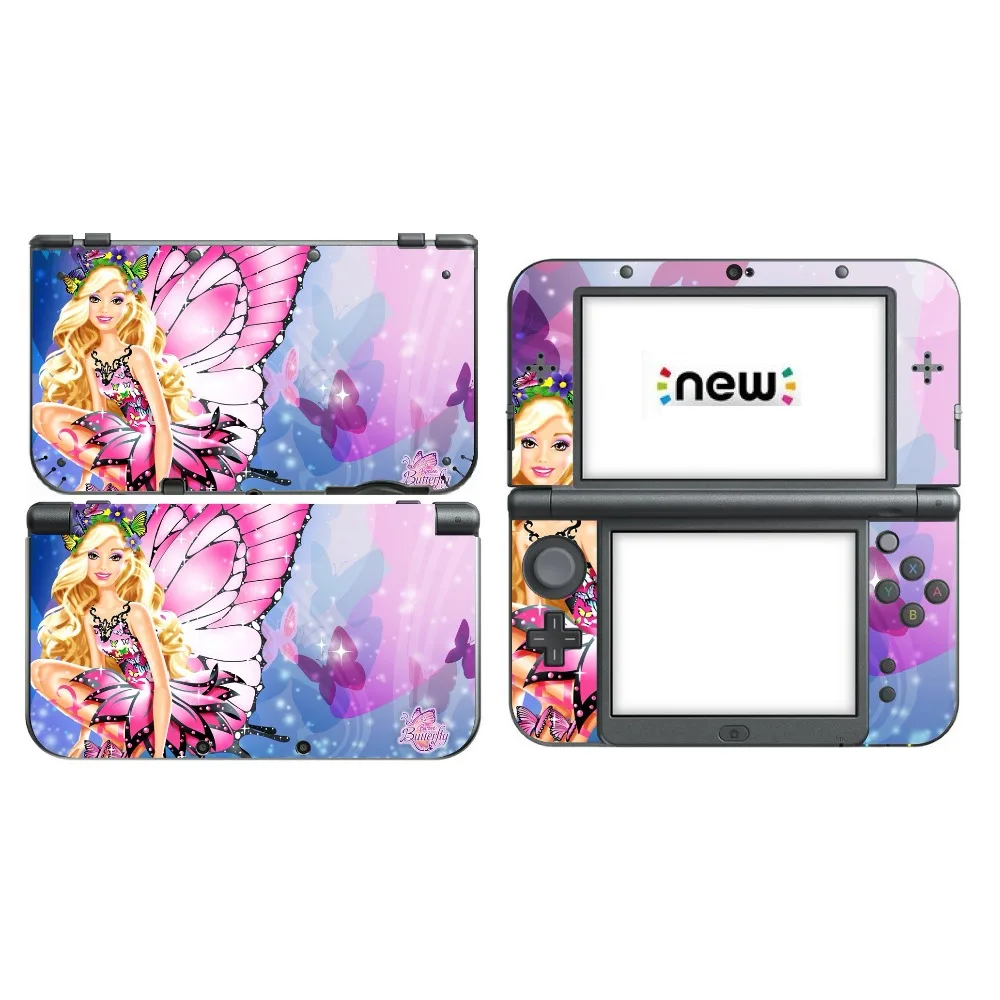 328 бабочка виниловая кожа Наклейка протектор для Nintendo New 3DS XL LL наклейки |