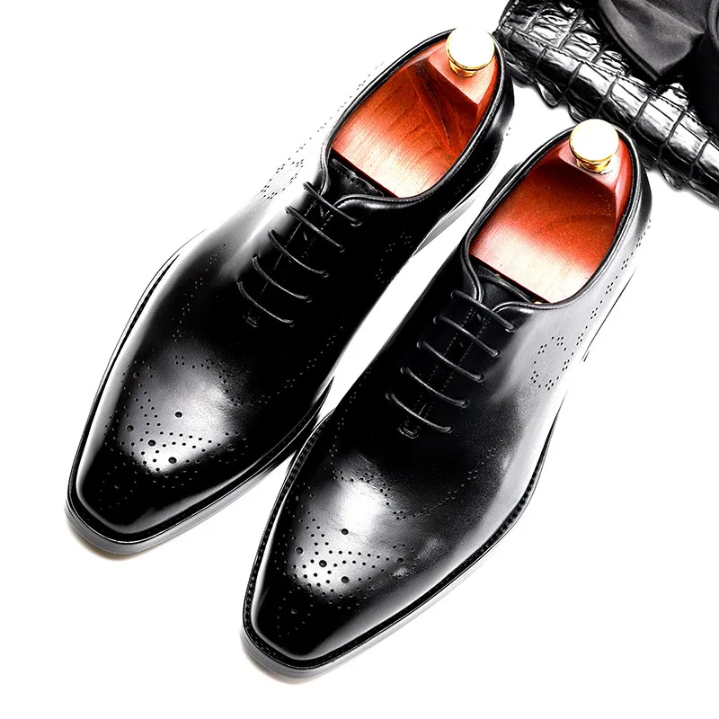 Homens Sapatos Moda Genuíno red Zgzjywm up Bico Da Sólidos Masculino vermelho Oxfords Black Negócios Preto Oxford Lace Vestido Fino Casamento De Couro dgawCxEwHq