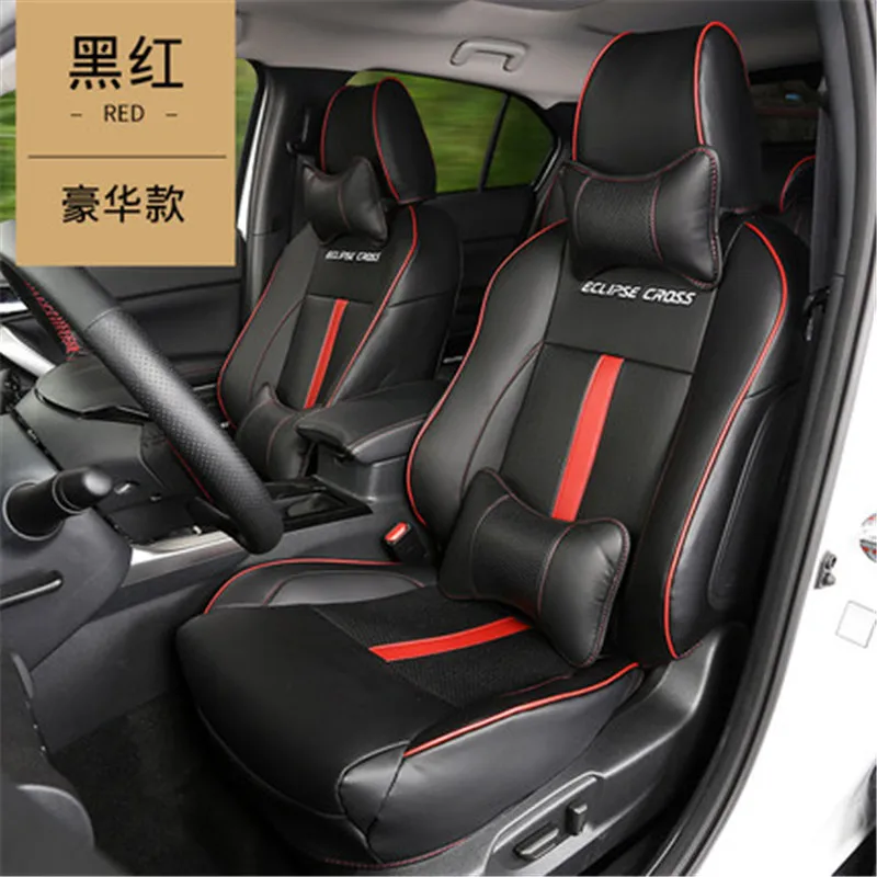 Интерьер автомобиля класса люкс из искусственной кожи все включено four seasons подушки сиденья для Mitsubishi Eclipse Cross стайлинга автомобилей