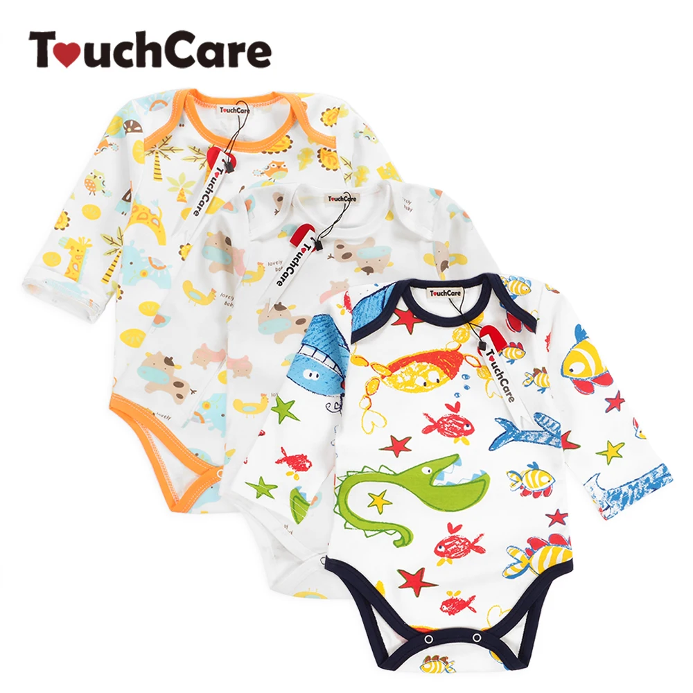 Infant Cute Cartoon Animal Baby Boy Girl Rompers Newborn Soft Cotton Colorful Printed Long Sleeve Toddler Jumpsuit Kids Clothes 2 layers newborn cartoon colorful baby boy girl bibs infant soft cotton toddler animal burp cloth waterproof saliva scarf towel