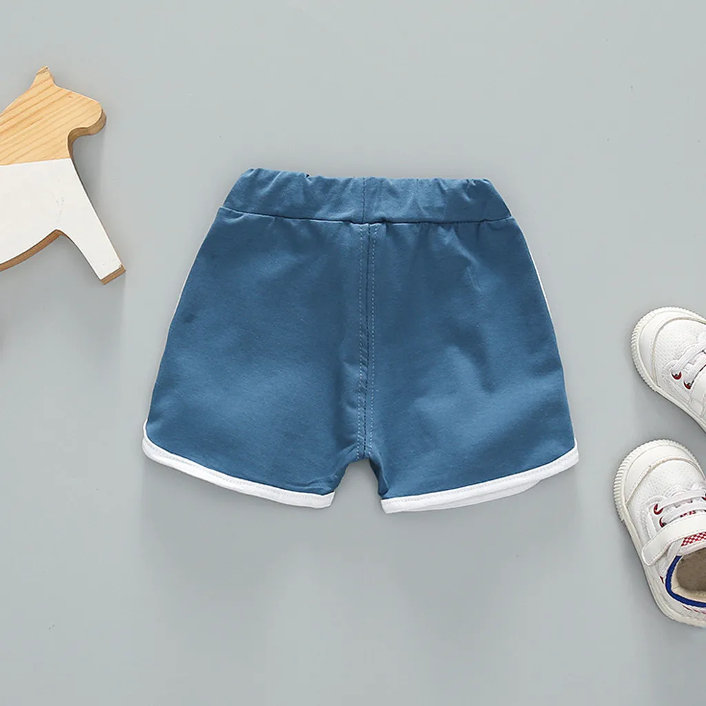 Kids Girl Summer Shorts Cartoon Cat Stripe Casual Elastic Waist Panties Beach Shorts Sports Pants Baby Children Clothing C701