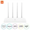 Маршрутизатор Xiaomi Mi, роутер 4A гигабитная версия 2,4 ГГц 5 ГГц WiFi 1167 Мбит/с WiFi ретранслятор 128 Мб DDR3 с высоким коэффициентом усиления, 4 антенны, сетевой удлинитель ► Фото 1/6