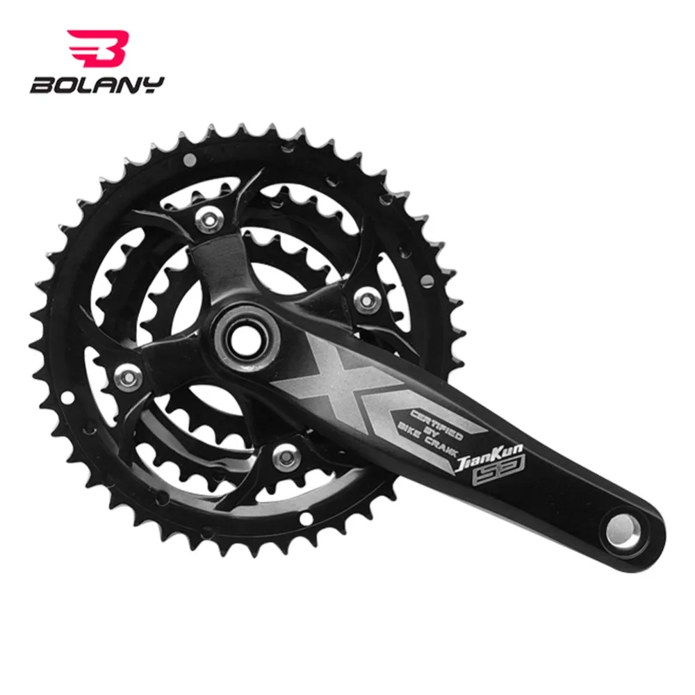 

9/27 Speed MTB Bicycle Round Shape Narrow Wide Chainwheel 22T/32T/44T 104BCD Chainring Bike Circle Crankset Plate+Bottom Bracket