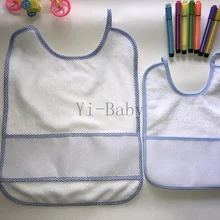Вышивки крестом нагрудники детские нагрудники младенческой слюны полотенца детские нагрудники синий 4 шт./компл. yb170008