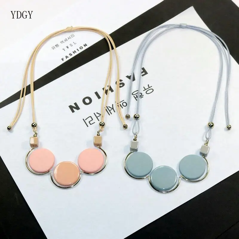 

New Korean Geometric Grinding Necklace in Spring and Summer of 2019 Wholesale of Women's Clothing Accessories and Clavicle Chain