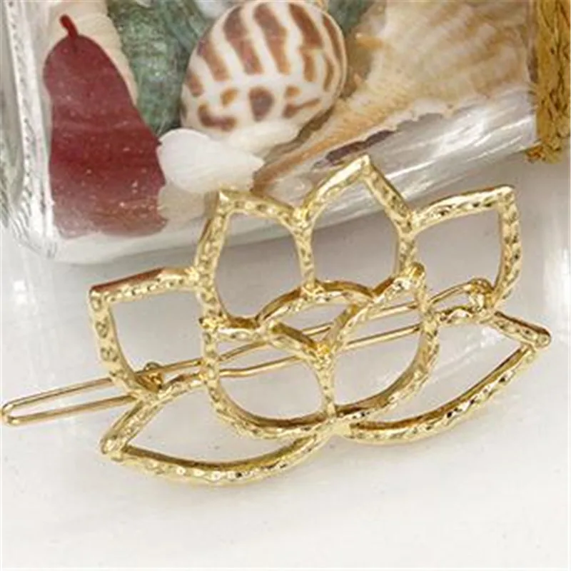 Women's Fashion Hair Accessorie Lotus Retro Styling Hairpin Hair Clips Headdress Flower Hair Styling Tool