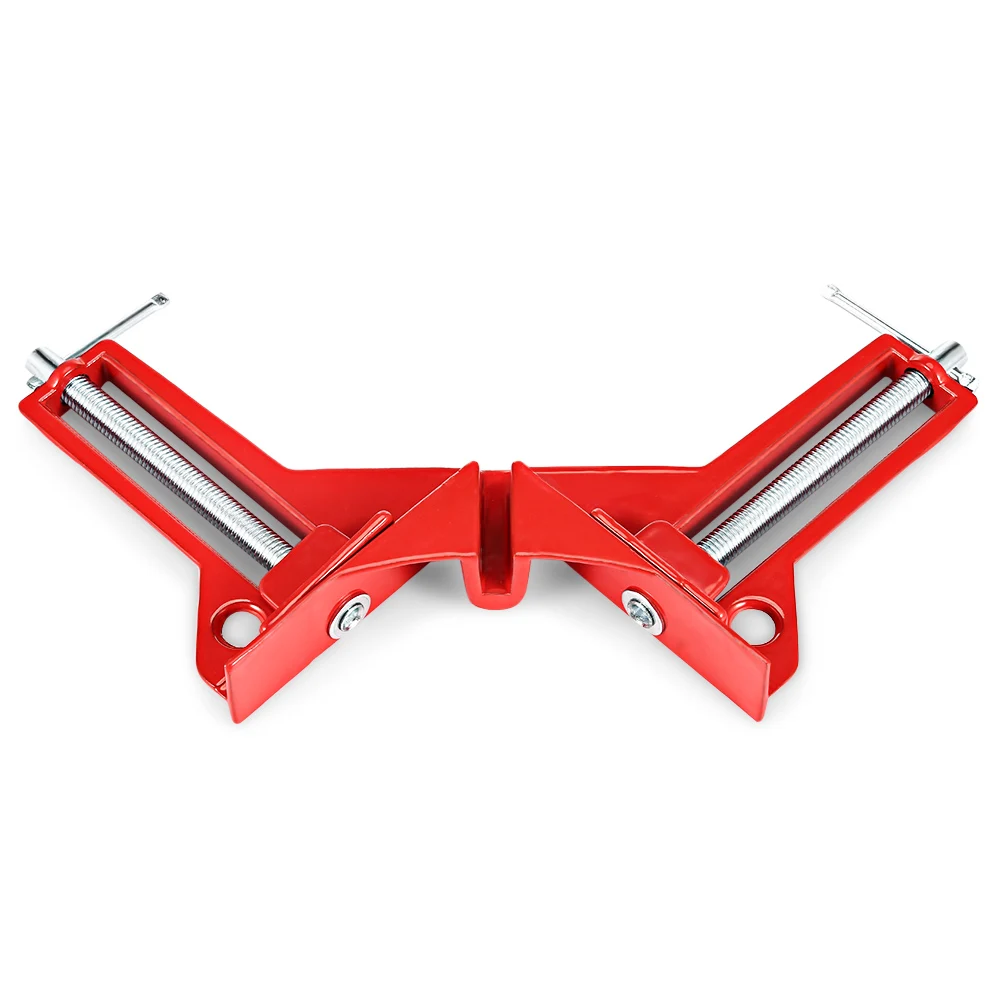 4pcs Reinforced 90 Degree Right Angle Clamp Corner Clamps For Aquarium Fishtank Glass Wood Picture Holder Woodworking Tool