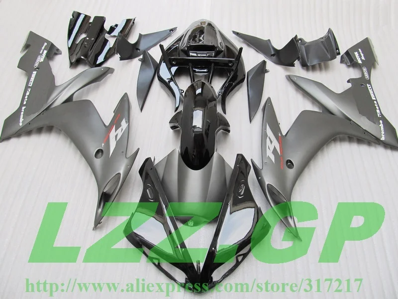 Блестящие & матовые черный Обтекатели для Yamaha YZF R1 04 05 06 YZF-R1 04-06 YZF1000 2004 2005 2006