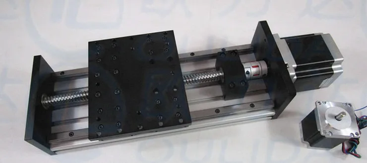 

GX155*150 1605 Sliding Table effective stroke 700mm Guide Rail XYZ axis Linear motion+1pc nema 23 stepper motor double block