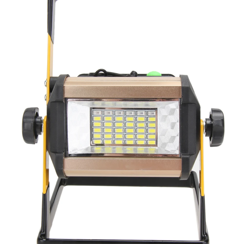 Перезаряжаемый прожектор 50 Вт 36 светодио дный Светодиодная лампа портативный 2400LM прожектор точечный рабочий свет водостойкий для